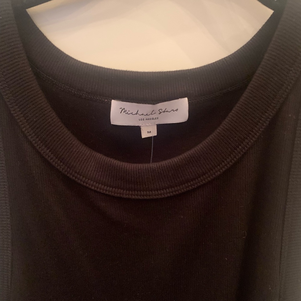 Michael Stars black Ultra Ribbed Dress.  Size M.  NWT - Picture 3 of 5
